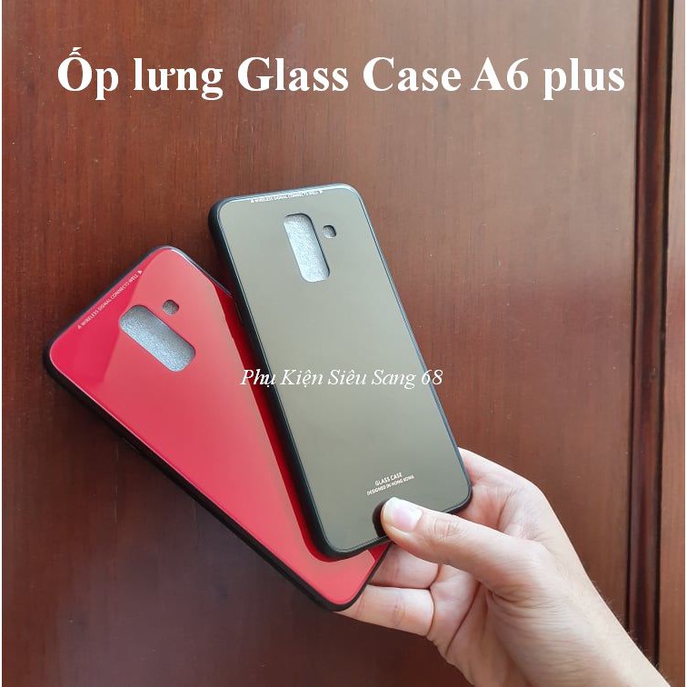 ซัมซุง A6 พลัส| เคส GLass Samsung A6 plus - PK68