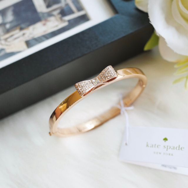 ✳กำไล Kate spade bangle outlet KATE SPADE Rosegold