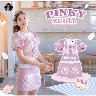 Blt ไซส์ L เดรสสีชมพู มือ2 งานตามหา ไม่มีตำหนิ Pinky scott