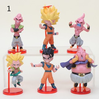 6pcs/set ฟิกเกอร์ Dragon Ball Z PVC Action Figures