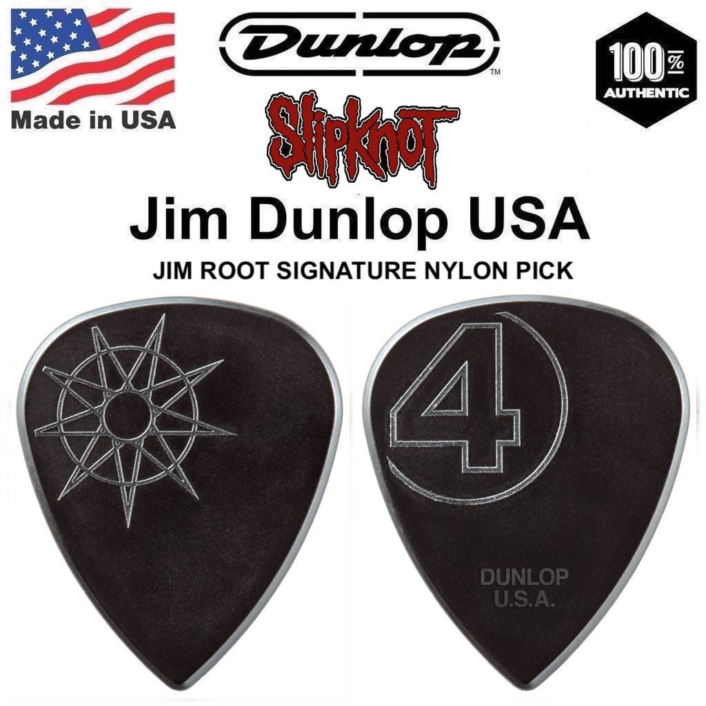 ปิ๊กกีตาร์ ปิ๊กกีตาร์ Dunlop JIM ROOT NYLON - นําเข้าจากอเมริกา - จําหน่าย Sol.G