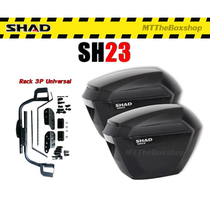 กล่องข้าง shad sh23 Rack 3P แท้จากแบรน SHAD