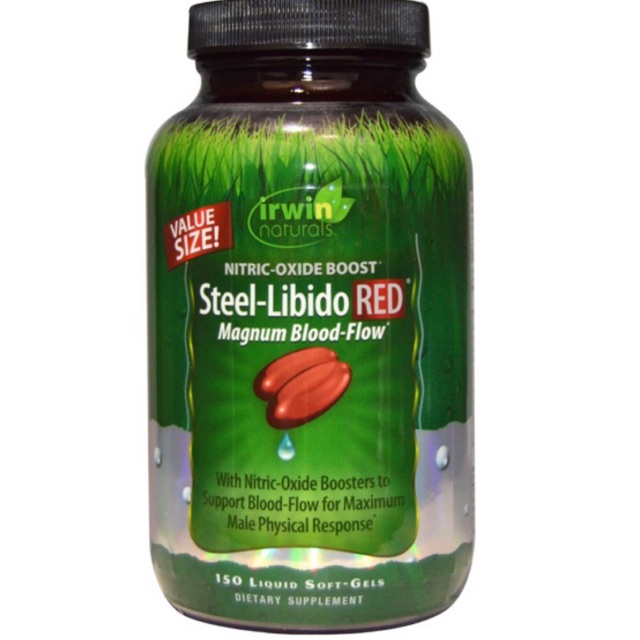 Irwin Naturals Steel-Libido 150 หรือ 75 softgel เสริมสร้างสมรรถภาพเพศชาย