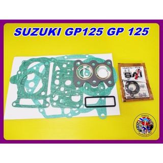 ปะเก็นเครื่อง ชุดใหญ่ ตรา  นก - SUZUKI GP125 GP 125 GASKET COMPLETE SET