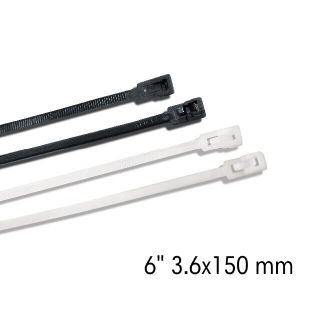 Releasable Cable Ties เคเบิ้ลไทร์แบบปลดล็อคได้ (แพ็ค50เส้น)