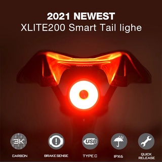 Enfitnix Xlite200 ไฟท้าย LED กันน้ํา Ipx 6 สําหรับรถจักรยาน