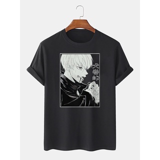 เสื้อยืดโอเวอร์ไซส์Jujutsu Kaisen Toge Inumaki - Anime Jujutsu Tee mens cotton clic fashion round neck T-shirtS-5XL