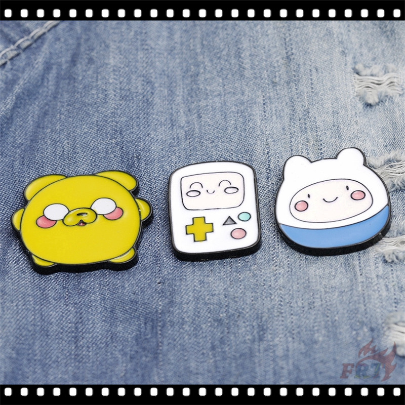 ★ Adventure Time with Finn and Jake Series 02 - เข็มกลัด ลายการ์ตูน Finn Jake BMO ★ เข็มกลัดแฟชั่น D