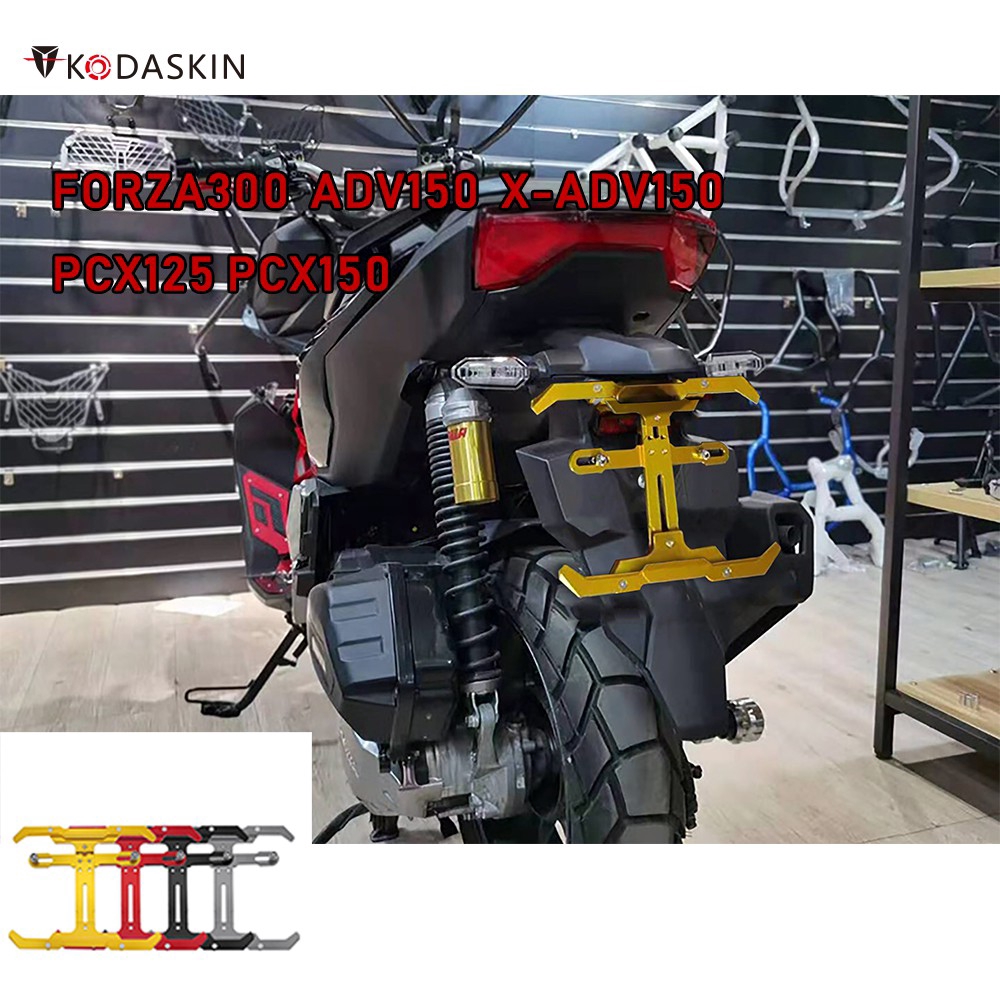 กรอบป้ายทะเบียนรถจักรยานยนต์ CNC สําหรับ Honda ADV150 X-ADV150 PCX125 PCX150 ADV350 PCX160 XADV750