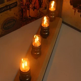 หลอดไฟ E27 Led Edison 220V 1W สไตล์วินเทจ ย้อนยุค สีวอร์มไวท์