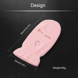 ใหม่ หมวกถักคลุม หน้ากาก สวมใส่Fashion Balaclava mask ผจญภัยกลางแจ้ง
