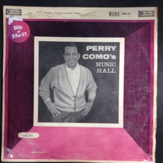 แผ่นเสียง 12 นิ้ว เพลงร้อง Music Hall Perry Como นักร้องยอดนิยมในอดีต ทดลองได้ครับ