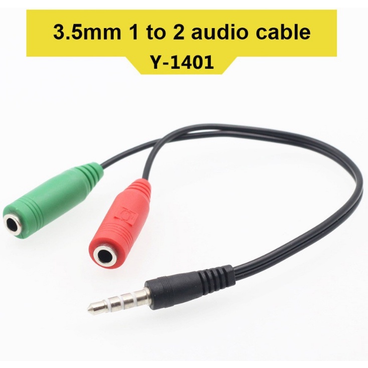 Splitter audio cable 3.5 mm