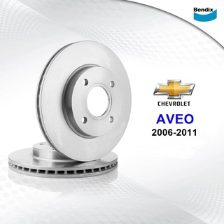 Bendix จานเบรคคู่หน้า Chevrolet Aveo ปี 2006-2011 dia 236 mm. 4 รู BR2032 (รูปแทน)