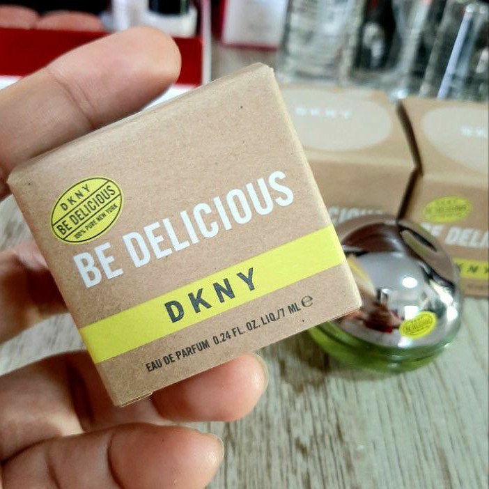 แท้/พร้อมส่ง🍏น้ำหอม DKNY แอปเปิ้ลเขียว ขนาด 7 ml.