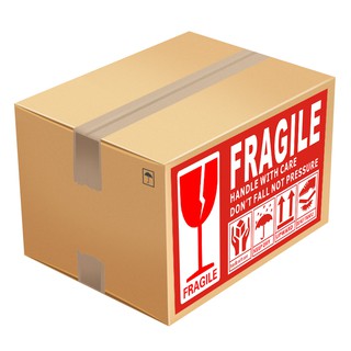 สติ๊กเกอร์ระวังแตก กันแตก Fragile 100ดวง