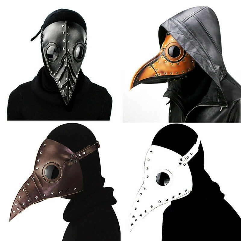 Costumes Reenactment Theatre Cosplay Leather Beak Mask Plague Doctor Steampunk Bird Halloween Party Costume Clothing Shoes Accessories Vishawatch Com - plague doctor hat roblox