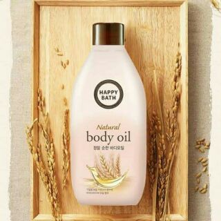 พร้อมส่งฮิตในเกาหลีของแท้แบ่งขายHAPPY BATH Real Mild Moisture Body oil เบบี้ออยบำรุงผิว