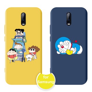 Cartoon Doraemon Family กรณี Samsung Galaxy S20 Plus Ultra M01 M11 M31 A11 A91 M80S Note 9 10 Pro S10 Plus A105 S10 Lite A20 A10S A20S A205 M10 Note 20 Pro A50S A30 A30S A70 A70S A51 A10 M10S A305 A50