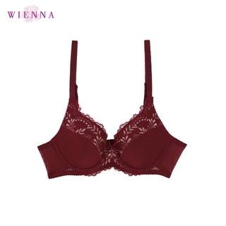 WIENNA Luxury DB21900 ชุดชั้นในเวียนนา มีโครง สีแดง ROSE LILLY