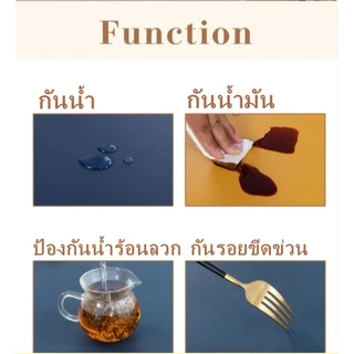 กันน้ํา กันน้ํามัน แผ่นรองโต๊ะหนัง PU ขนาดใหญ่พิเศษ กันน้ำ และสามารถตัดได้ตามต้องการ