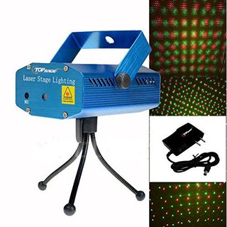 เครื่องฉายไฟเวทีแสงเลเซอร์ mini laser stage lighting projector