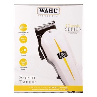 💪WAHL รุุ่น Super Taper แท้💯 มอเตอร์ V5000 ปรับฟันได้ ปัตตาเลี่ยน ตัดผม วอลล์ 🏆ประกัน 1ปี (ดีกว่า Pro Basic) Made USA