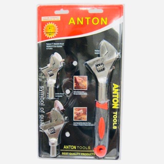 Anton ชุดกุญแจเลื่อน 3 in 1