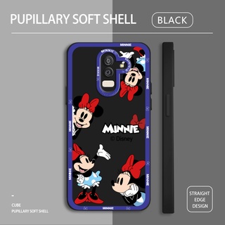 สําหรับ Samsung Galaxy J8 2018 J4 Plus 2018 J6 Plus 2018 เคสโทรศัพท์ TPU แบบนิ่ม ลายการ์ตูนมินนี่เมาส์