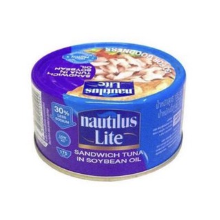 Nautilus Lite Sandwich Tuna Flakes in Soybean Oil 165 gms.