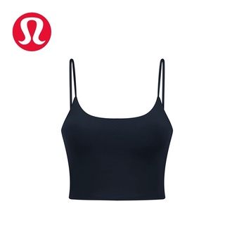 Lululemon สปอร์ตบรา แบบนิ่ม สวมใส่สบาย คุณภาพสูง สําหรับเล่นโยคะ กีฬา