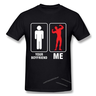 [COD]Crossfit, เสื้อยืดลําลอง แขนสั้น พิมพ์ลาย Your Boyfriend Me สุดฮา เหมาะกับการเล่นฟิตเนส ยกน้ําหนัก สําหรับผู้ชาย แล