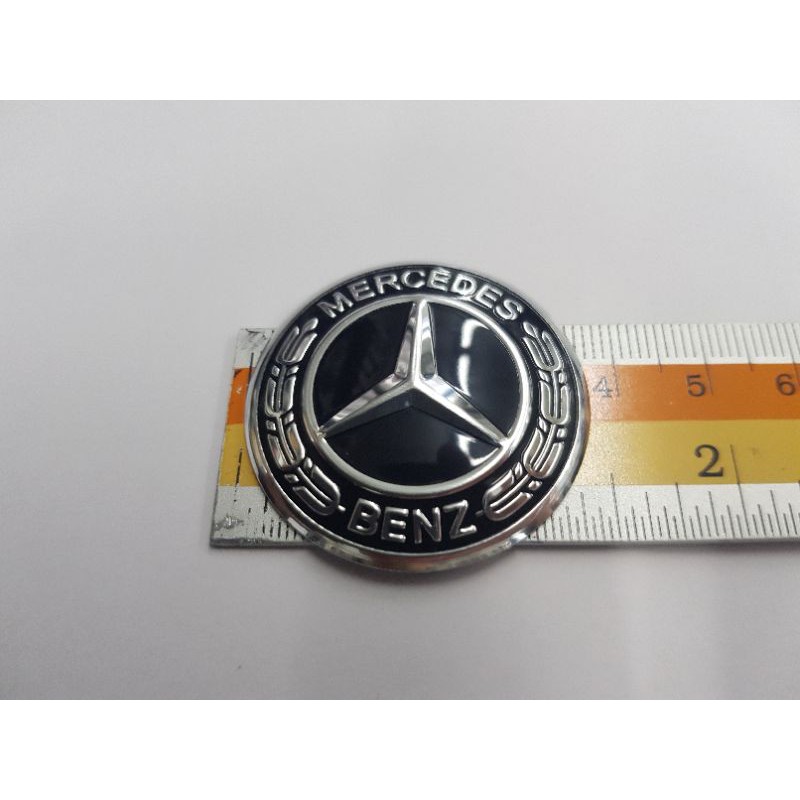 Logo Amg ดาวดำ ของรถ Benz 4 cm