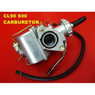 HONDA CL90 S90 BENLY90 SUPER90 CS90 CARBURETOR "NEW" (SLOPE MOUNT)  // คาร์บูเรเตอร์(ปากเฉียง) ของใหม่ คุณภาพเยี่ยม