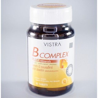 Vistra B Complex Plus Minerals 30 เม็ด