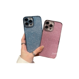 เคสโทรศัพท์มือถือ ลายกลิตเตอร์ ป้องกันเลนส์กล้อง สําหรับ IPhone 11 12 13 Pro X XS XR Max 7 8 Plus