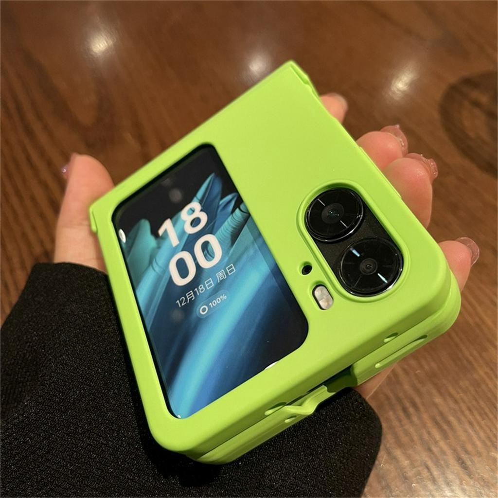 เคสโทรศัพท์มือถือ แบบฝาพับ กันกระแทก สีแคนดี้ หรูหรา เรียบง่าย สําหรับ OPPO Find N3 Flip findn2 Flip Find N2 ราคา ถูกที่สุด ดีลบีเคเค แกลเลอรีภาพที่ 8