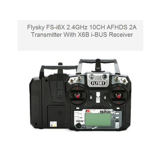 รีโมทบังคับวิทยุยี่ห้อ Flysky - i6X  2.4GHz 10ch พร้อมรีซีฟ iA6B เครื่องบิน เฮลิคอปเตอร์ โดรน หุ่นยนต์