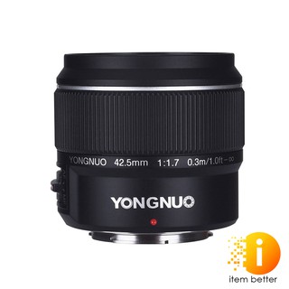 ํYONGNUO YN 42.5mm F1.7M II (42.5 F1.7 STM AF/MF FTM) เลนส์ออโต้โฟกัส สำหรับกล้อง Olympus I Panasonic