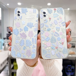 เคส VIVO Y12S Y12 Y20 Y15S Y91C Y21 2021 Y21A Y21T Y30 Y21S Y20S Y12i Y01 Y91 Y30i Y93 Y95 Y15 Y17 Y50 Y53S Y51 2020 Y51A Y33T Y10 Y33S Y1S Y11 Y31 Y20i Y91i Y90 Y51S Y12A Y33 Y11S Y30G Y12G Y20A กันกระแทก กันรอยกล้อง ลายดอกไม้ ใส เคสโทรศัพท์มือถือแบบนิ่ม
