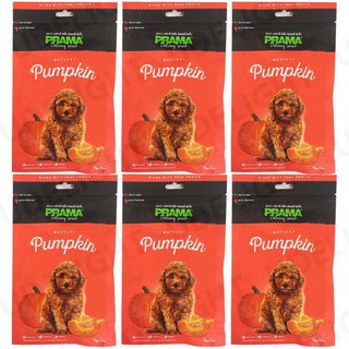 ขนมสุนัข Prama Stick รสฟักทอง 70กรัม (6 ห่อ) PRAMA Dog Buttery Pumpkin Dog Snack 70g (6 bags)