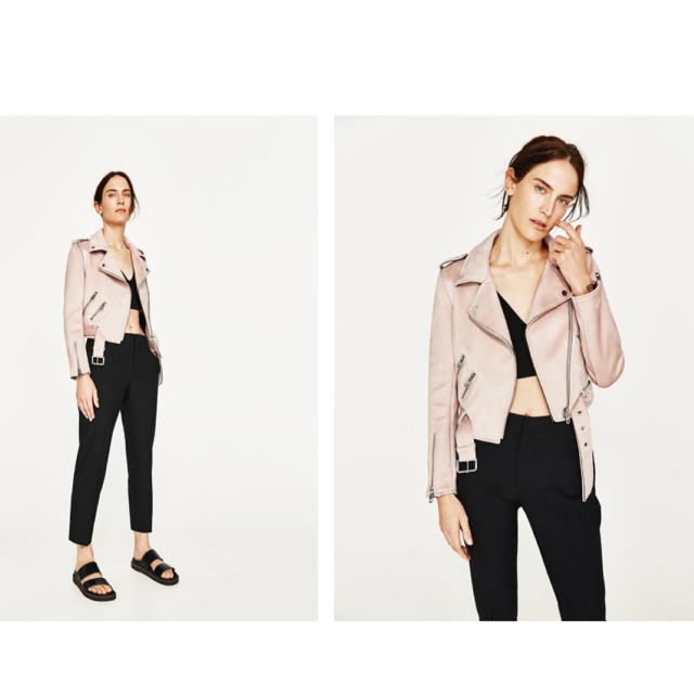 Zara New with tag jacket pink color with tag size xs #1