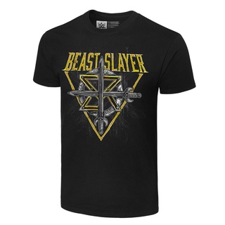 เสื้อยืดผ้าฝ้ายพิมพ์ลายแฟชั่น เสื้อยืดลําลอง พิมพ์ลาย Wwe Seth Rollins "Beastslayer" แฟชั่นสําหรับผู้ชาย