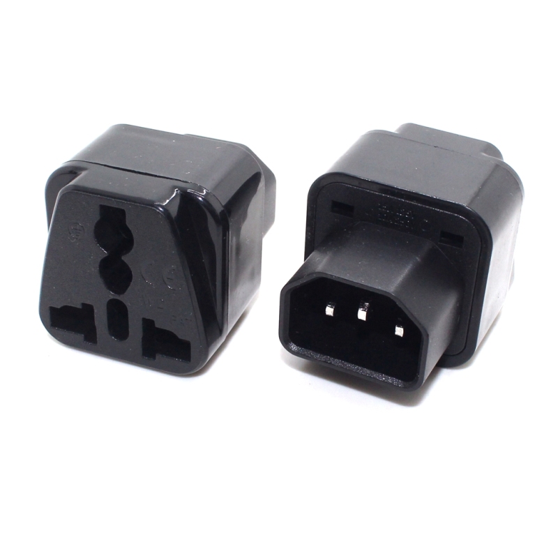 อะแดปเตอร์ปลั๊กแปลงไฟ AC IEC 320 C14 PDU UPS C13 เป็น C14 สําหรับคอมพิวเตอร์