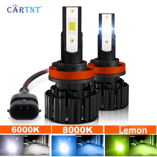 หลอดไฟหน้ารถยนต์ Led H11 H7 H4 H8 H9 HB3 9005 HB4 9006 6000K 8000K 110W 12V 20000LM 2 ชิ้น