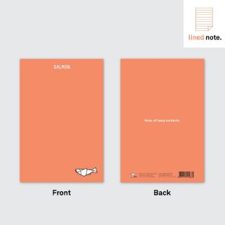 SALMON NOTE. 4 ปกส้ม [LINED] : Salmon Books