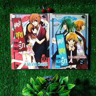 (SET 2 เล่ม​จบ​)​ แผลงฤทธิ์รัก อสูรแดง การ์ตูนบงกชมือสอง มังงะมือสอง