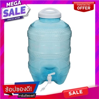 ถังน้ำดื่ม PET เกรด A มีก๊อก SPRING DEW 18.9 ลิตร ภาชนะใส่น้ำและน้ำแข็ง WATER CONTAINER WITH TAP GRADE A PET PLASTIC SPR