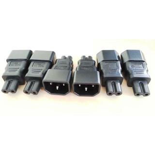 หัวแปลงสายไฟ  IEC to C7 Adapter (หัวเลข8) ราคา/ตัว