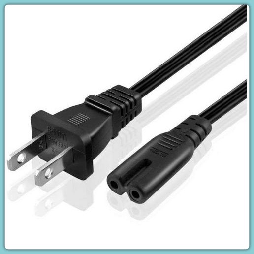 สาย ปริ้นเตอร์ AC Power 2 รู ความมยาว 1.5 เมตร สายไฟ AC Adapter สำหรับเครื่องใช้ไฟฟ้า ลำโพง AC POWER